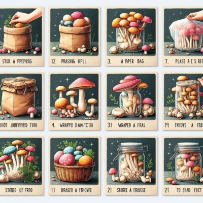 How To Store Mushrooms 1