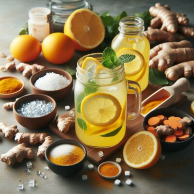 Magnesium Vitamin D B12 Ginger And Turmeric Lemonade Recipe1