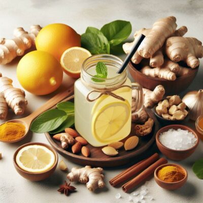 Magnesium Vitamin D Turmeric Ginger And Ashwagandha Lemonade Recipe 1