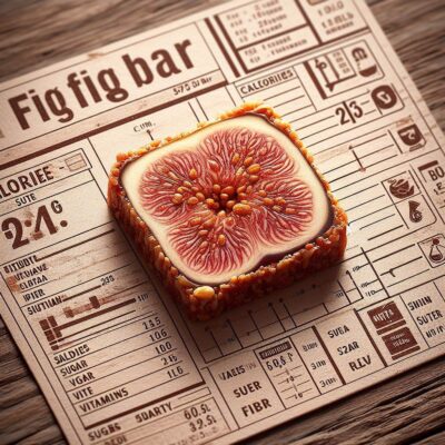 Nutritional Value Of Fig Bars