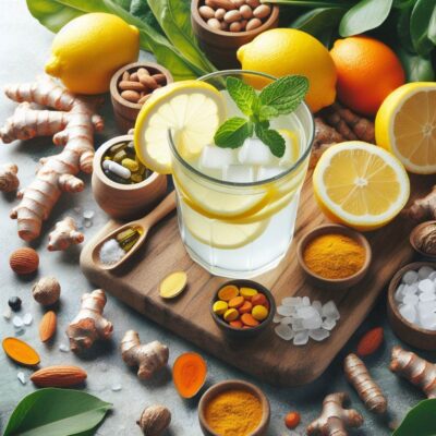 Health Benefits Of Consuming Vitamin D Magnesium And Turmeric Lemonade