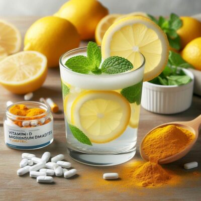 Vitamin D Magnesium And Turmeric Lemonade
