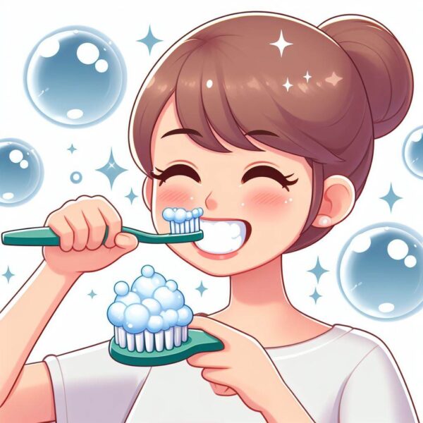 Brushing Along Your Gums