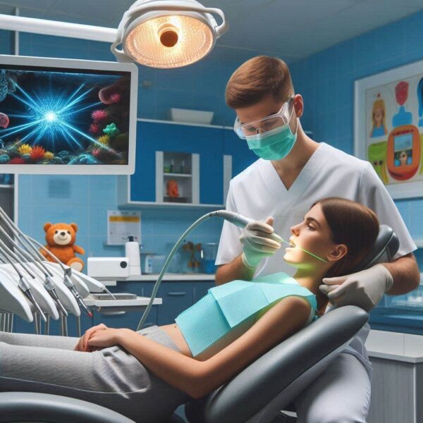 How are dentistry laser treatments performed