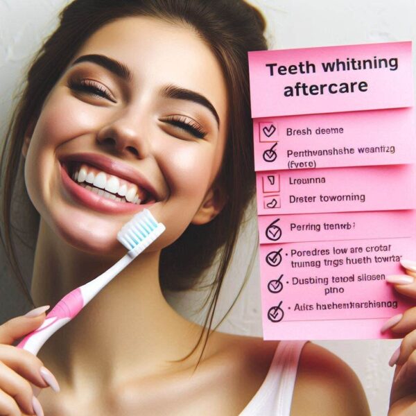 Teeth whitening aftercare tips