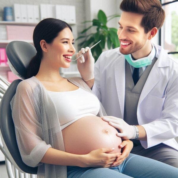 What is the connection between teeth affecting during pregnancy