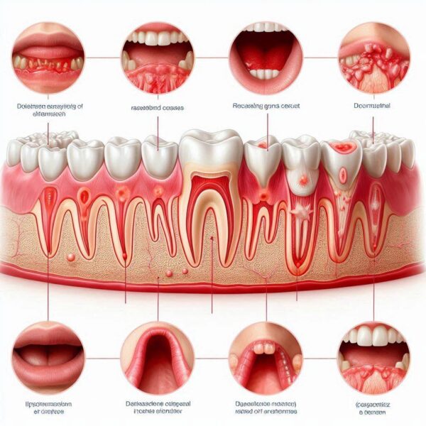 Types of Receding Gums