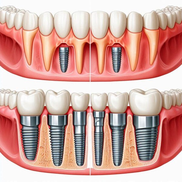 What is the difference between All on 4® and implant supported dentures