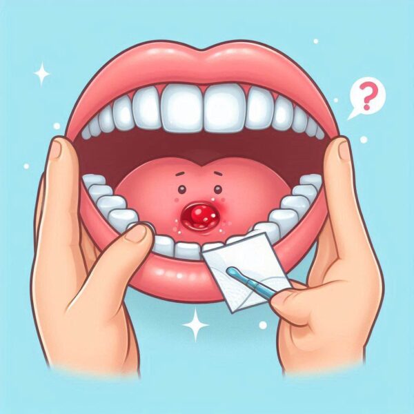 what is a canker sore causing jaw